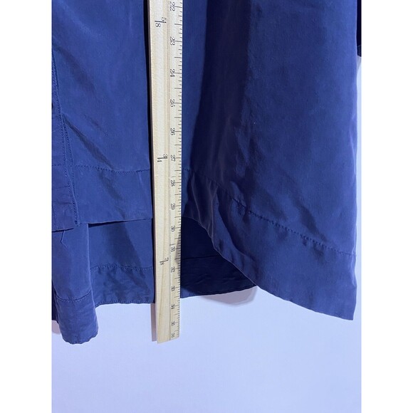 Susan Graver Tunic Top 2XP Blue Beachy Relaxed Boho Casual High Low Brunch Soft - Picture 11 of 12